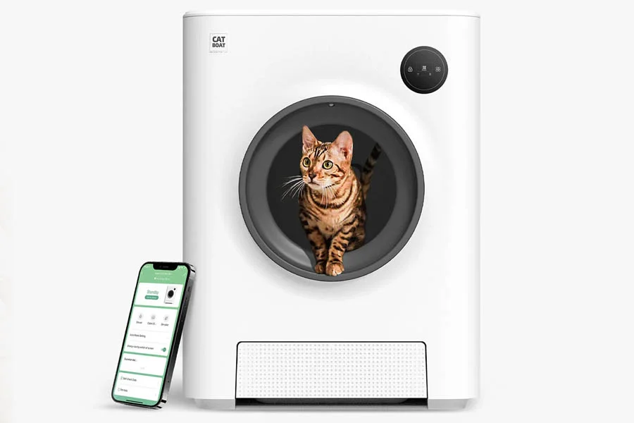 cat self cleaning litter box