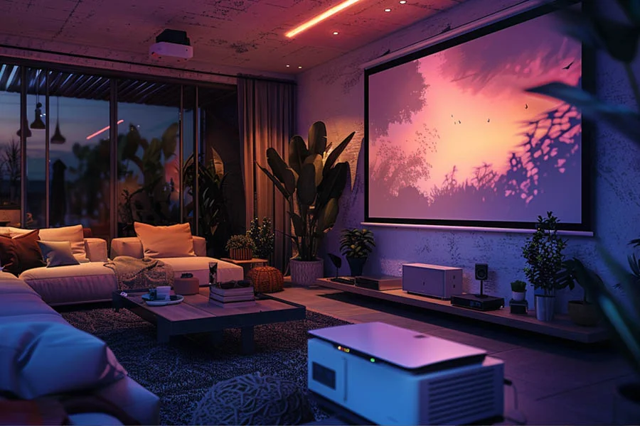 led projector home cinema